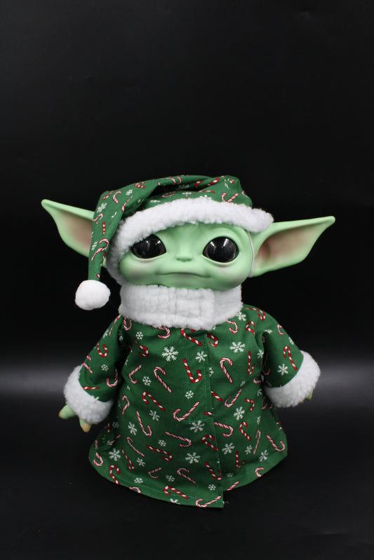 Snowflakes + Candy Canes Green Outfit