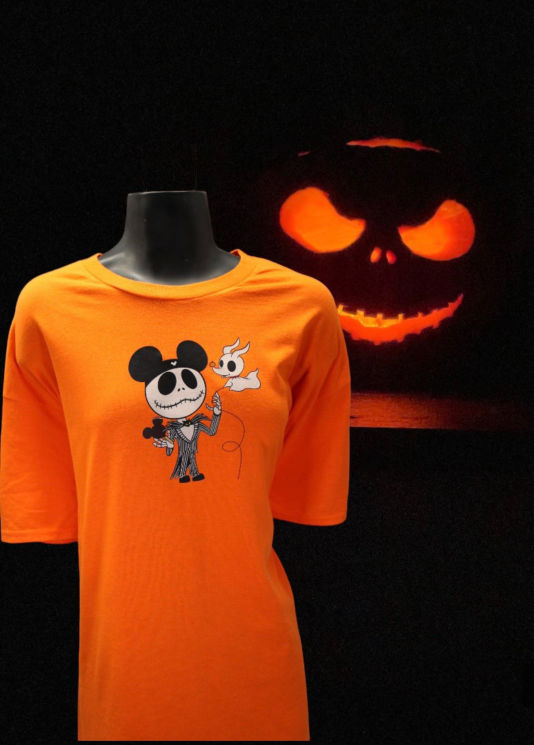 Pumpkin King & Ghost Dog Shirt.