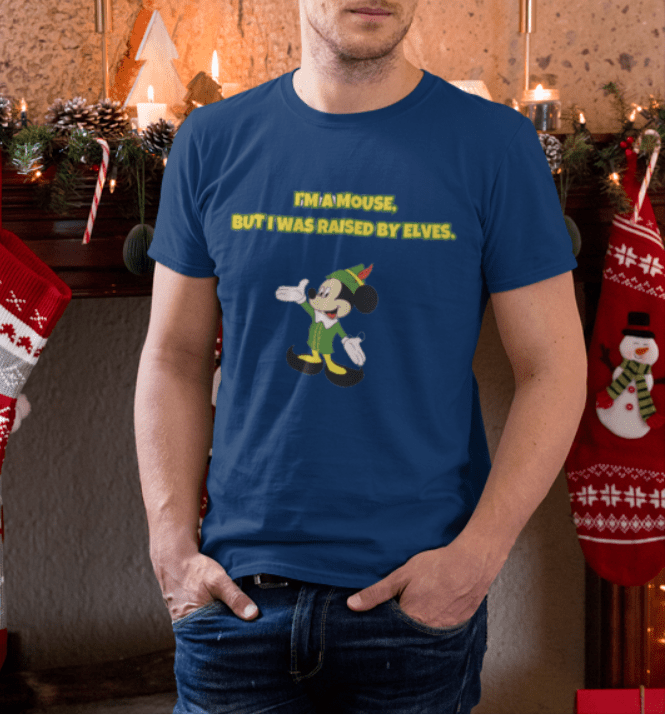 A Mouse Raised By Elves Xmas Shirt - alittlegreenshoppe