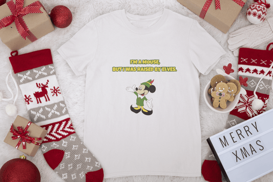 A Mouse Raised By Elves Xmas Shirt - alittlegreenshoppe
