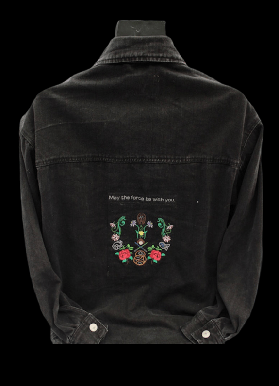 Alien Force Black Denim Jacket - alittlegreenshoppe