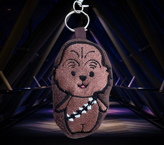 Furry Star Creature Keychain - alittlegreenshoppe