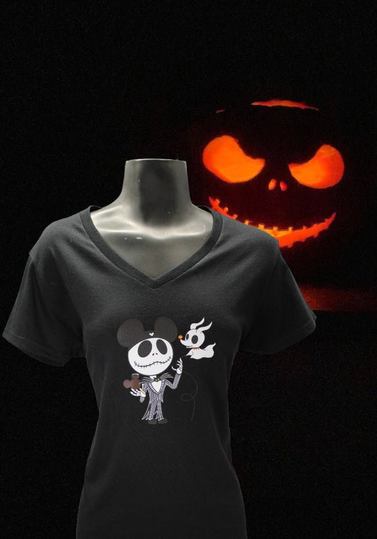 Pumpkin King & Ghost Dog Shirt. - alittlegreenshoppe