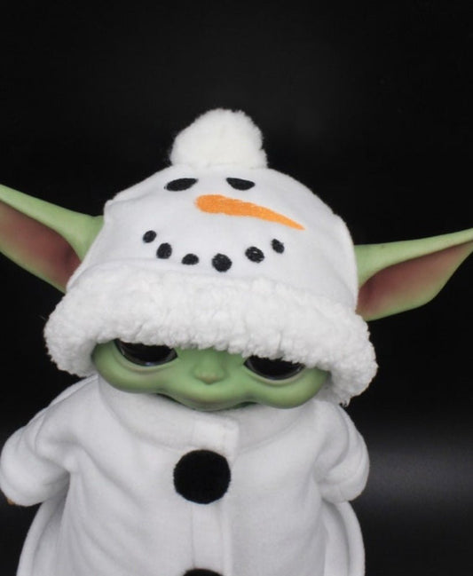 Snowman Embroidered Hat - alittlegreenshoppe