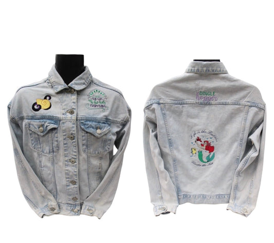 The Girl Who Has Everything Denim Jacket - alittlegreenshoppe