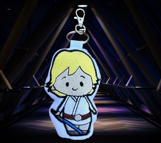 The Young Star Warrior Keychain - alittlegreenshoppe